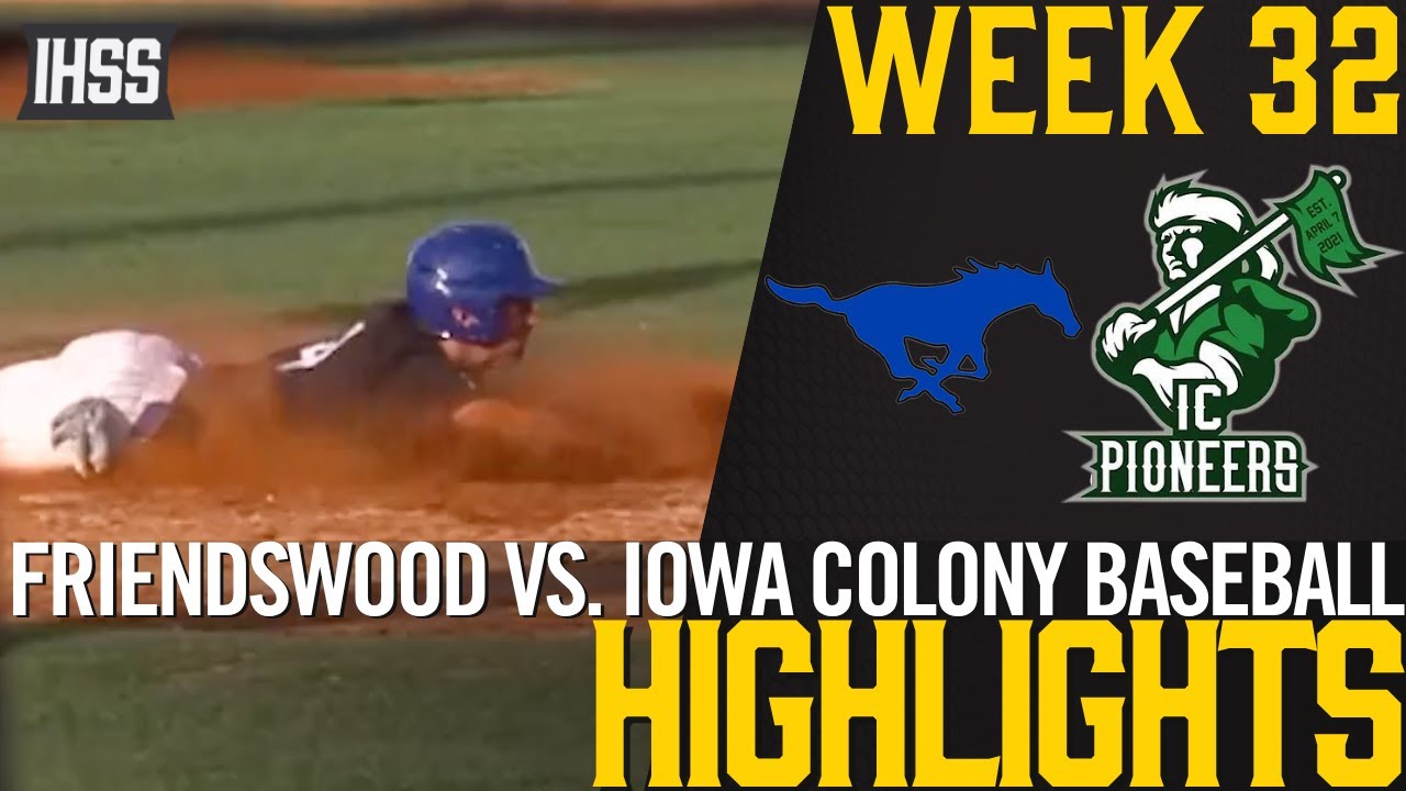 Бейсбольная команда Iowa Colony одержала победу над Friendswood со счетом 3-2 в матче 20-го округ...