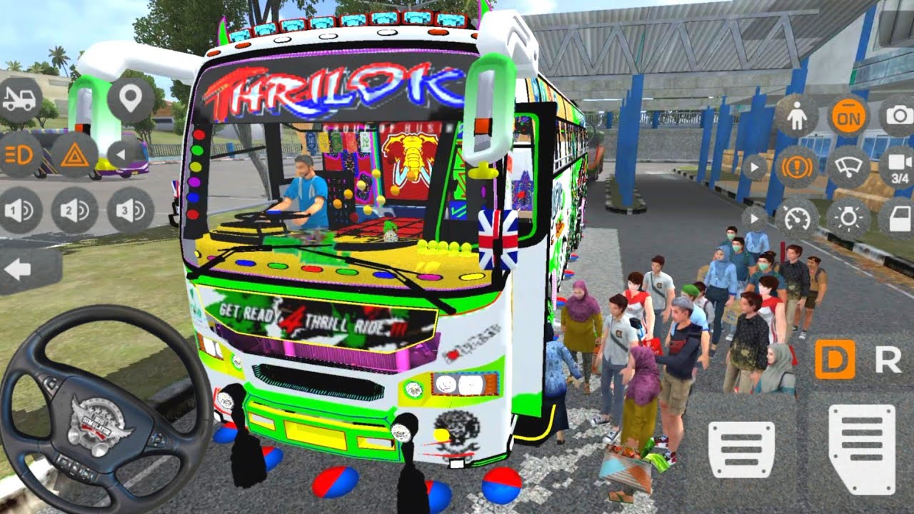 💥New Lighting Bus Simulator Indonesia Long Route Drive Gameplay Video 
