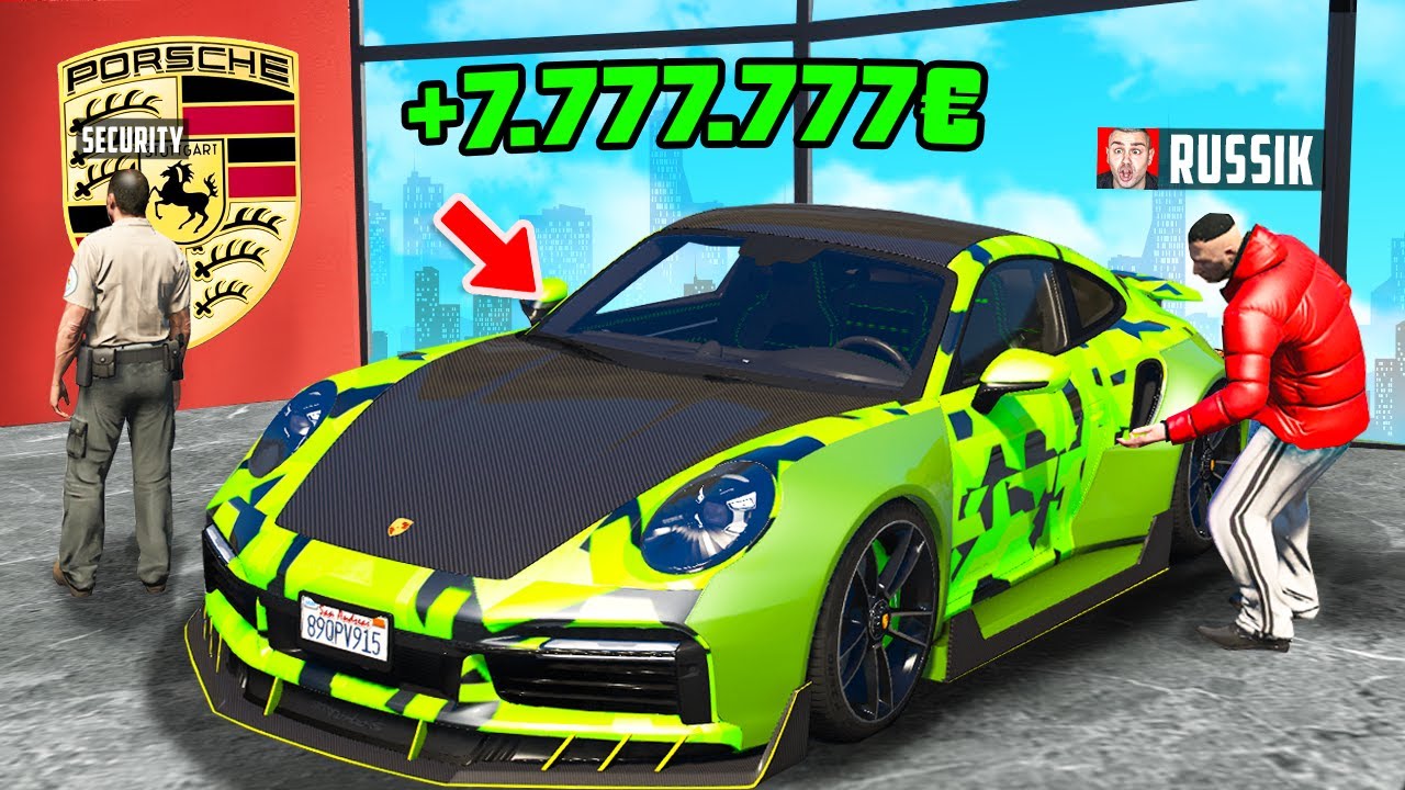 ICH KLAUE ALLE PORSCHE in GTA 5! (SCHNELL)