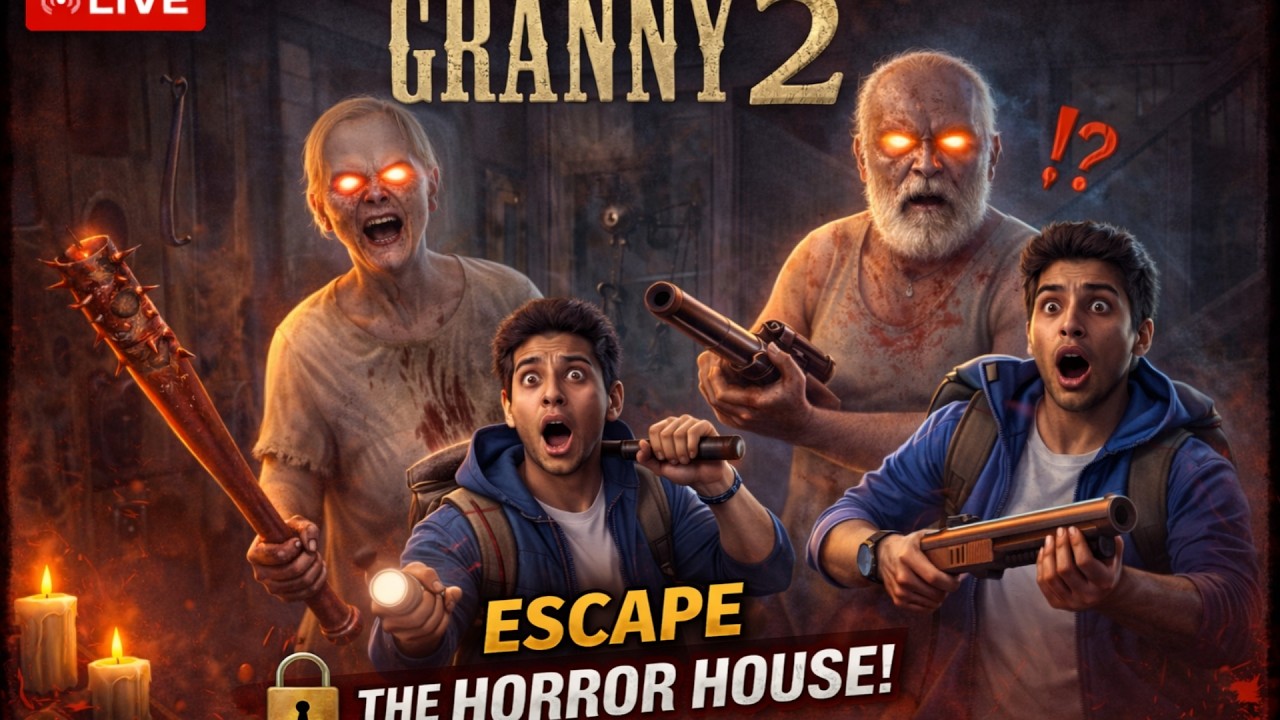 Granny Escape Together CHRISTMAS SPECEAL GRANNY CHEPTER 1 LIVE  #granny  #granny2  #shorts