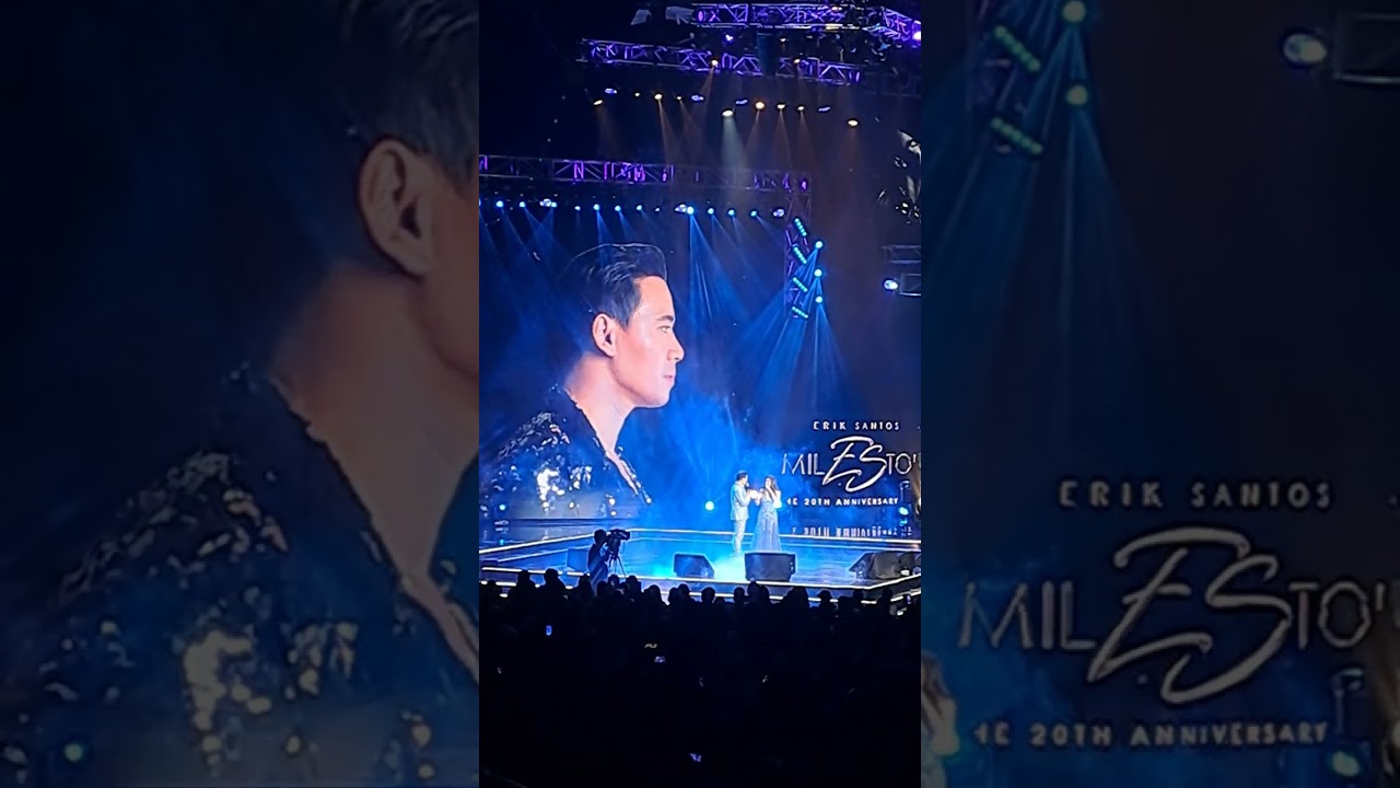 Erik Santos MilEStone Concert at MOA Arena  with Regine Velasquez Part 1