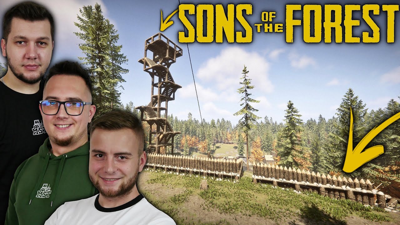 Ulepszamy Mur Obronny Wieży! 😍Najechali na Nas?😮 SONS OF THE FOREST [S2] #49 👌 😍 MafiaSolecTeam