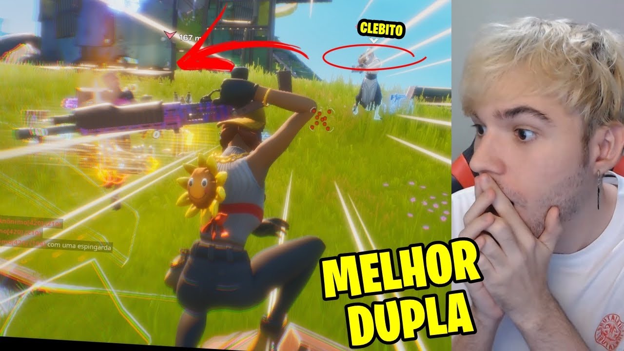 A MELHOR DUPLA DO FORTNITE...  de novo- ft. Clebito