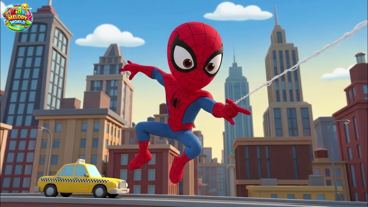 Spider-Man Style Song for Kids & Toddlers | Kids Melody World