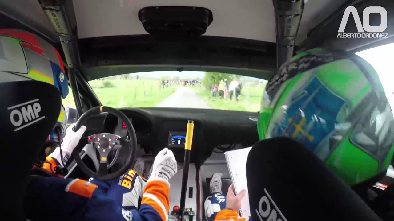 On board Alberto Ordóñez | TC3 - IX Rallysprint Villa de la Sidra 2018
