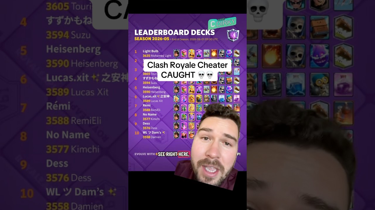 В игре Clash Royale разоблачен читер&hellip;