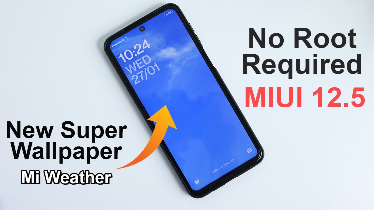 MIUI 12.5 New Super Wallpaper | Mi Weather Super Wallpaper | Download And Install | No Root
