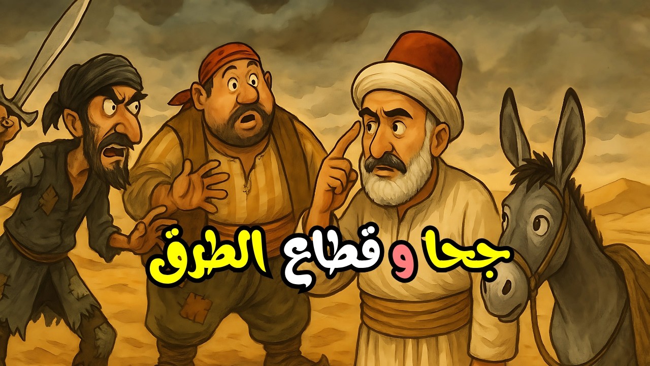 جحا يواجه قطاع الطرق بحيلة عبقرية 🧠 | لن تصدق ما فعله | قصة مشوقة