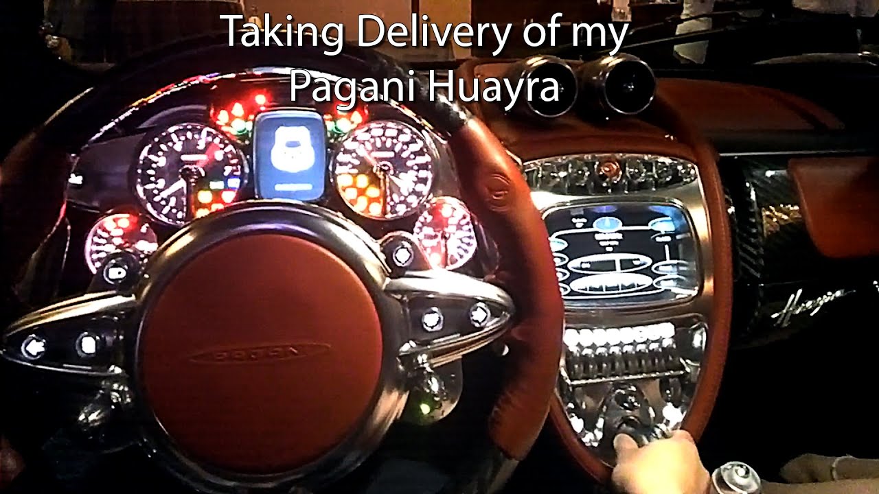 Allen Wong Taking Delivery of a Pagani Huayra