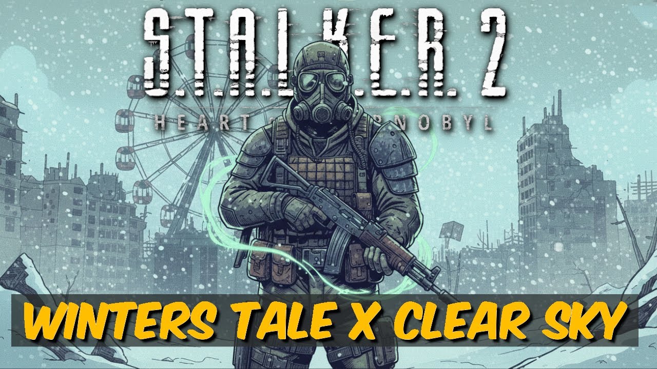 S.T.A.L.K.E.R 2 - ЗИМА НАСТУПИЛА В ЗОНУ!! Зимняя сказка // Чистое небо // Демонстрация модов для ...