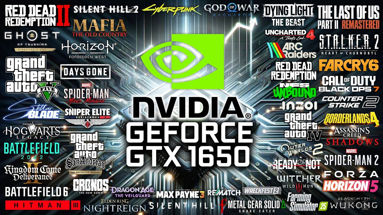 GTX 1650 in 2025 - Test in 70 Games