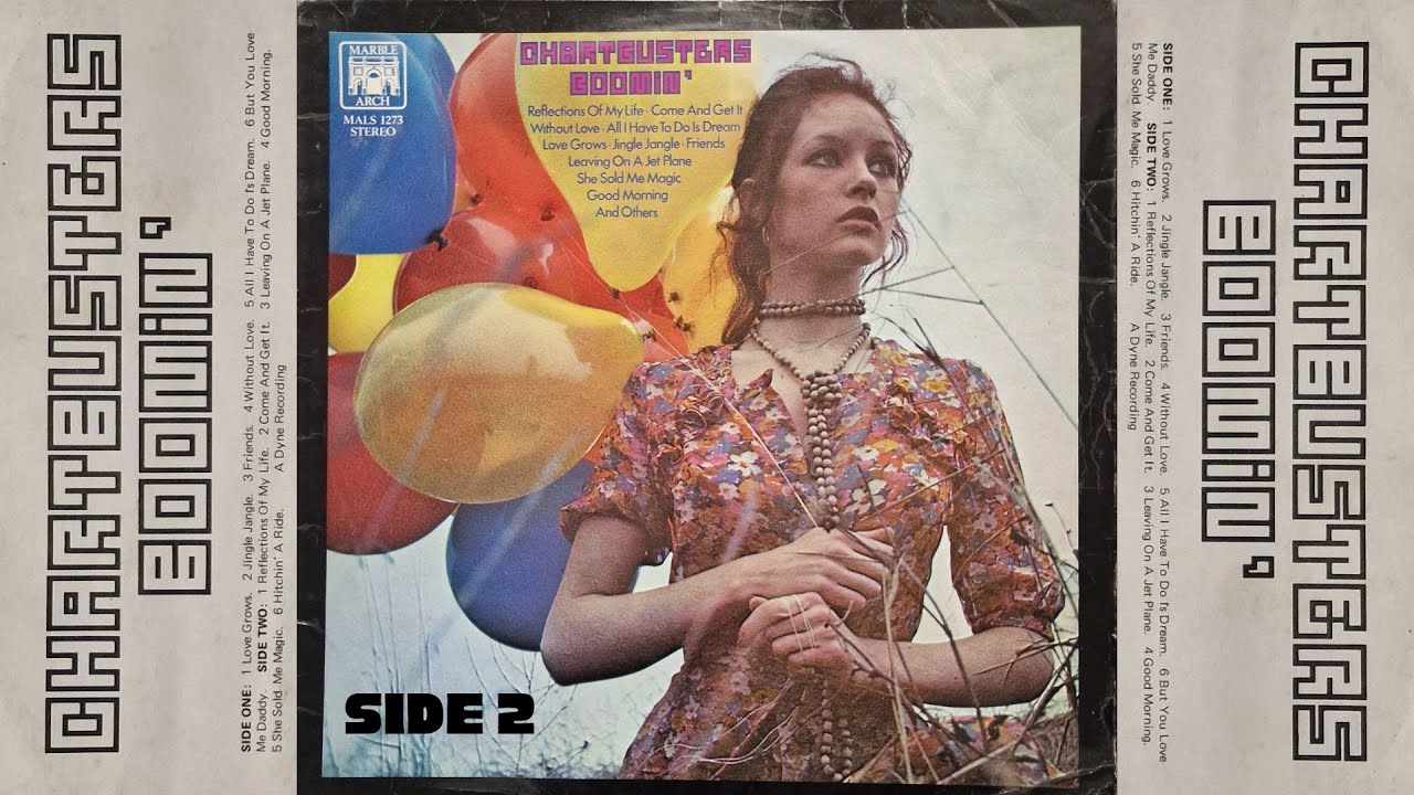 Chartbusters Boomin' - Side 2 - Cover Versions - David Byron - Elton John - (Marble Arch - 1970)