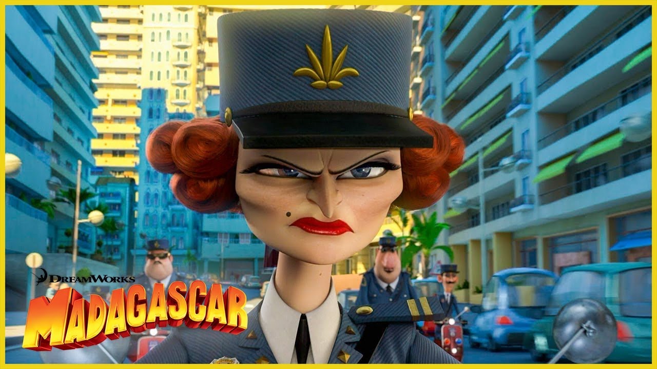 Los momentos m&aacute;s alocados de la capitana Dubois 😱 | DreamWorks Madagascar en Espa&ntilde;ol Latino