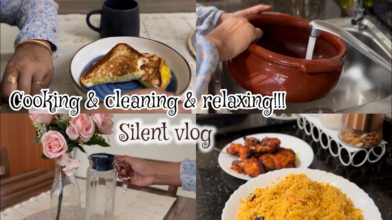 Daily routine of a homemaker🌸|| my first vlog..cooking special for family.