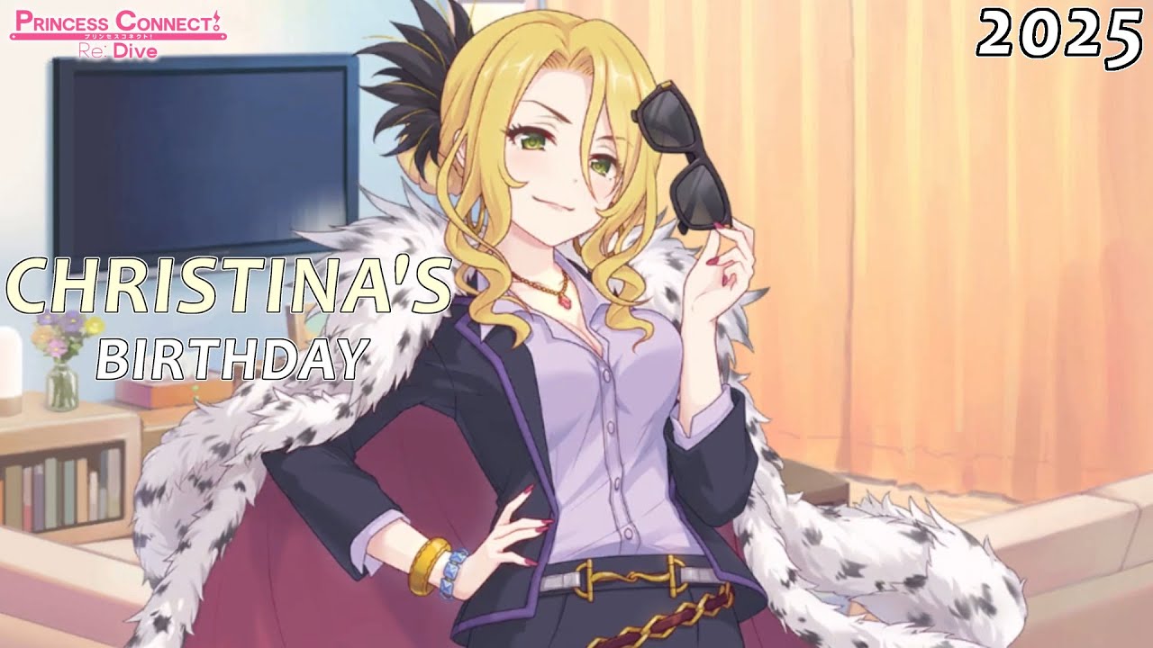 Princess Connect Re:Dive - Christina's 2025 Real-life Birthday Scene in English