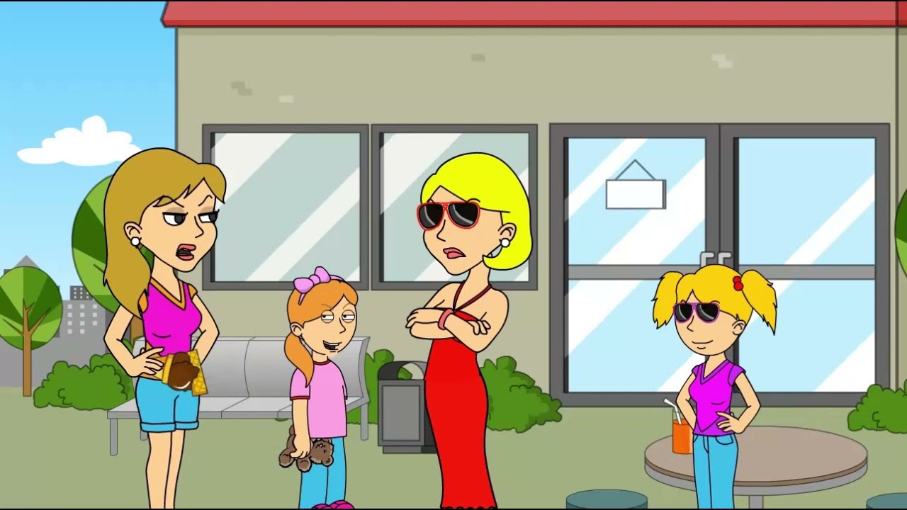 Karen's childhood -Karen tries to steal a toy