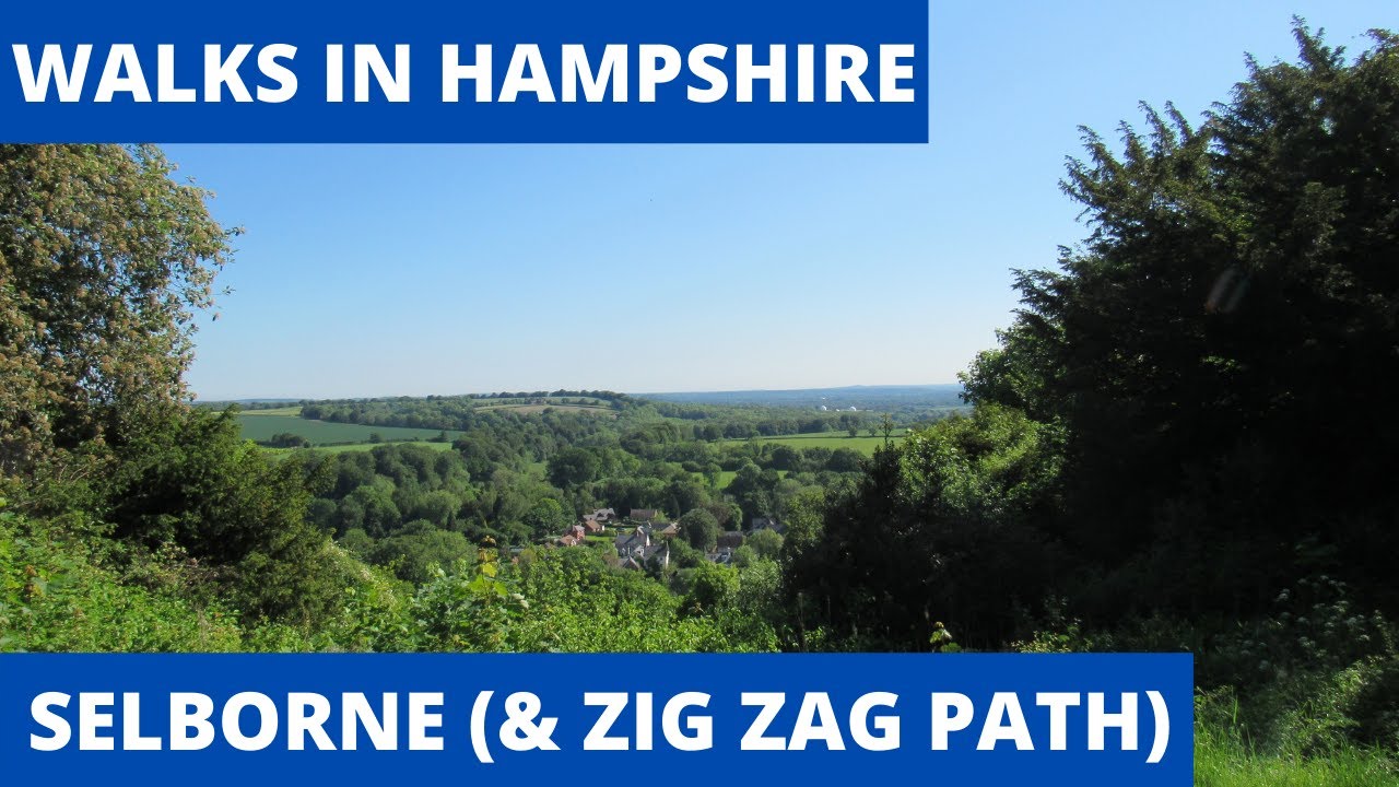 WALKS IN HAMPSHIRE at SELBORNE & THE ZIG ZAG PATH (SOUTH DOWNS NATIONAL PARK) [4K]