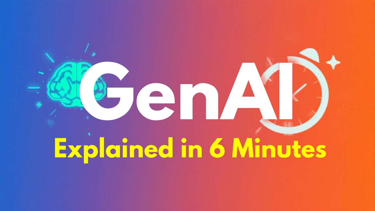 Generative AI in 6 Minutes 🚀 | Beginner to Pro Guide for Developers & Students | | Future Skill 2026