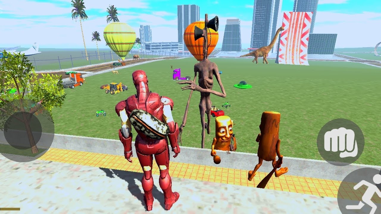 Ironman killed the Siren Head in indian bike driving 3d game ||
