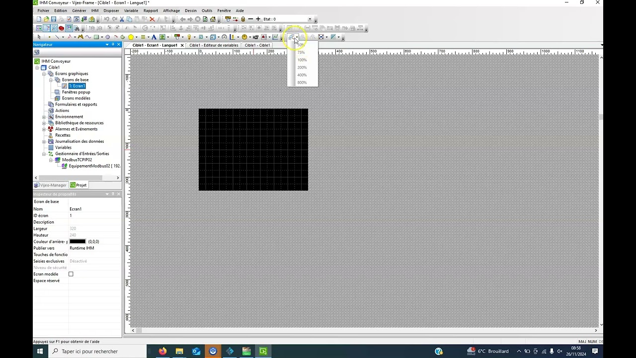 Création IHM - Vijeo Designer 6.2