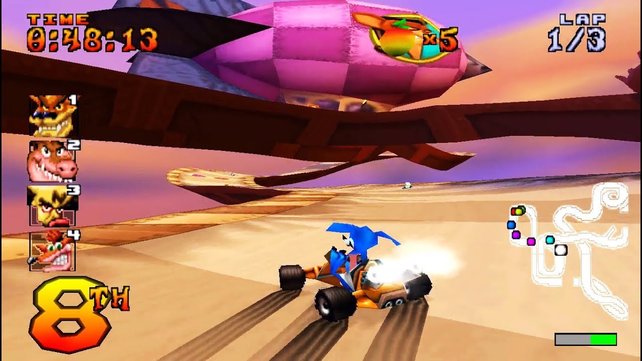 Crash Team Racing - All Shortcuts | Playstation 1