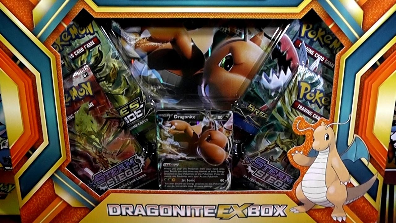 Abriendo la DRAGONITE EX BOX + Elite trainer deck shield