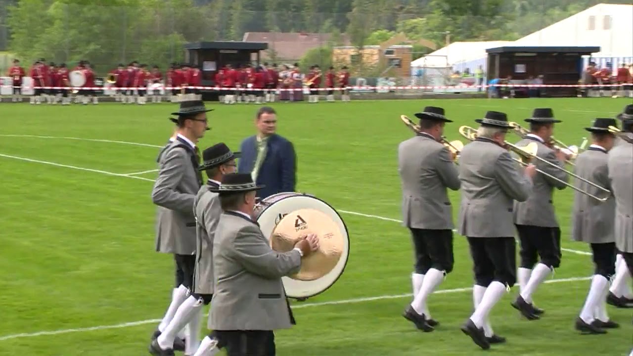 Musikverein Bad Zell bei der Marschwertung in Kaltenberg am 01.06.2019