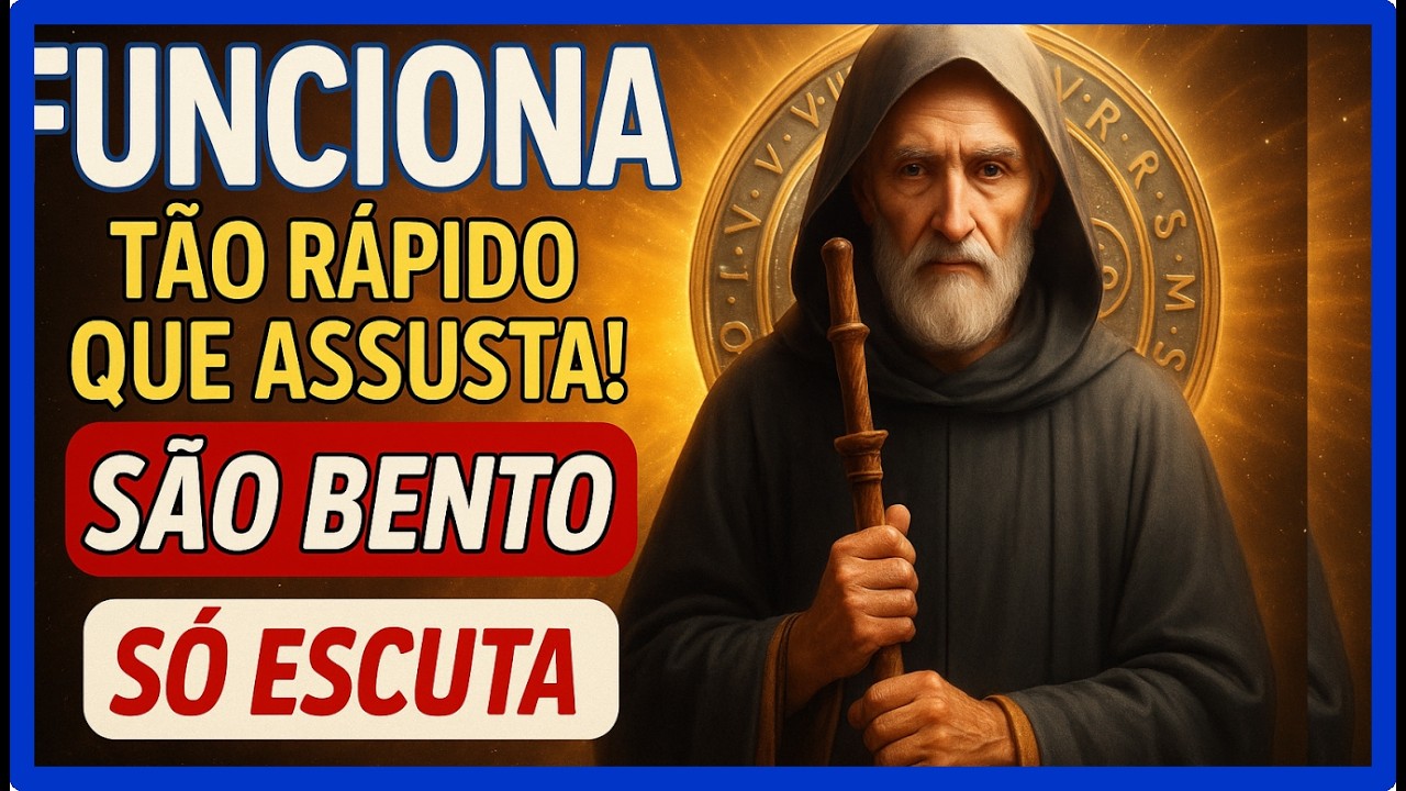 🔴 NÃO SAIA DA LIVE ORAÇÃO PODEROSA DE São Bento Está Agindo Agora!