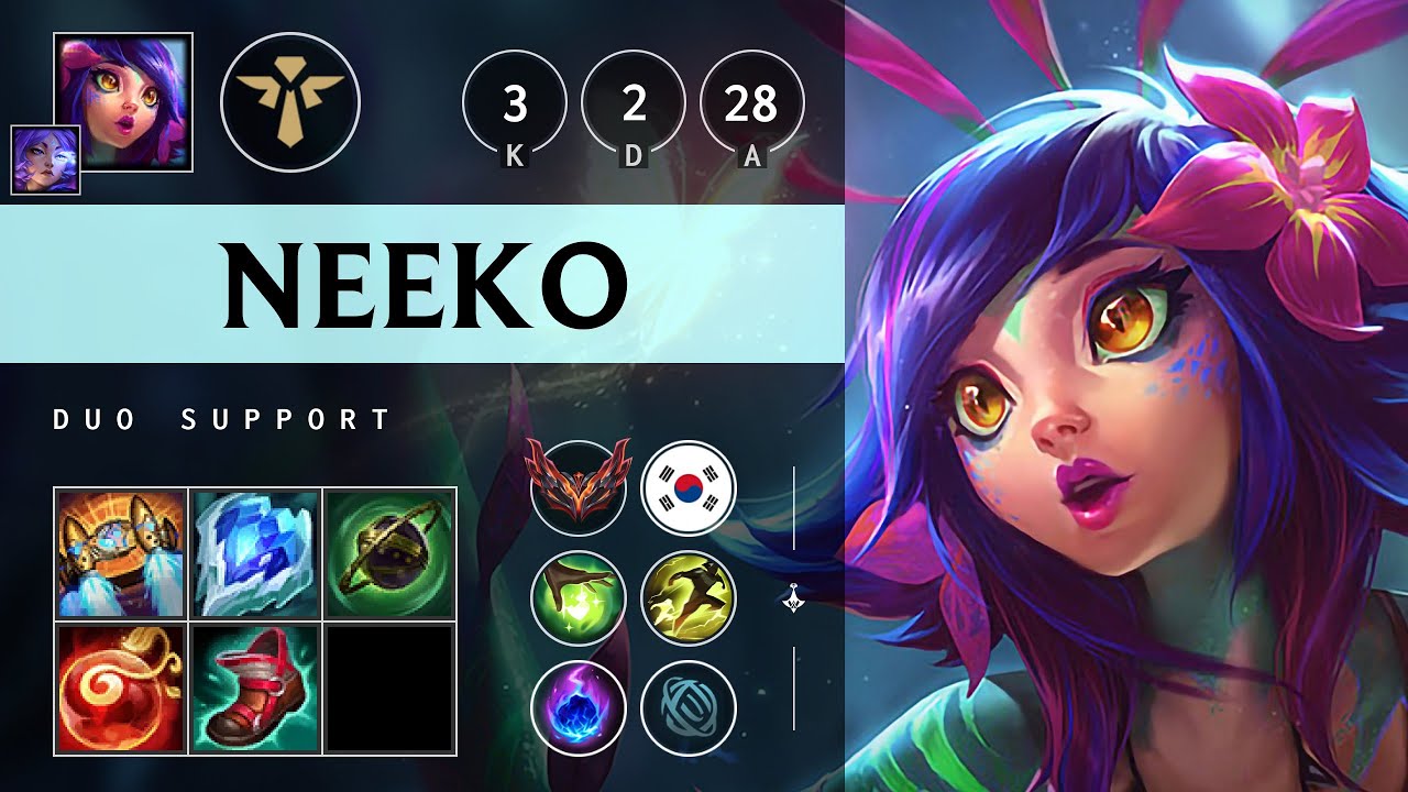 Neeko Support vs Poppy - KR Grandmaster Patch 25.15