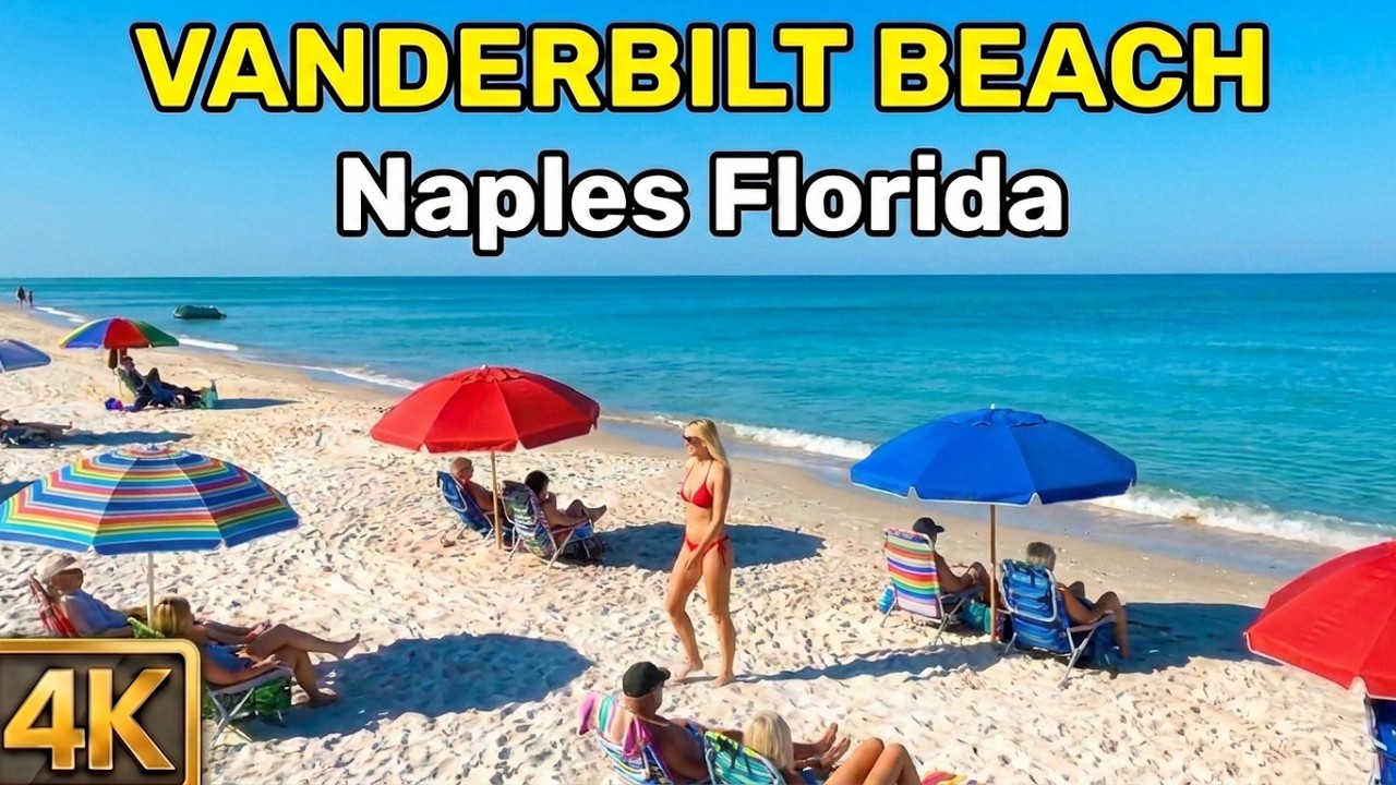 VANDERBILT BEACH Naples Florida: A PERFECT Morning [4K]