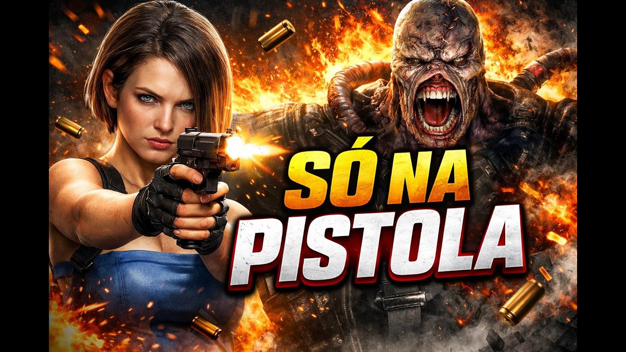 ESPECIAL 30 ANOS: Revisitando Raccoon City do jeito MAIS DIFÍCIL (RE3 Só Pistola)