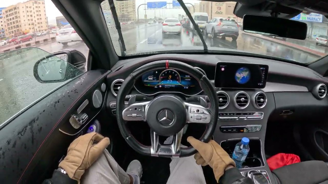 2022 mercedes c43 - essai routier pov