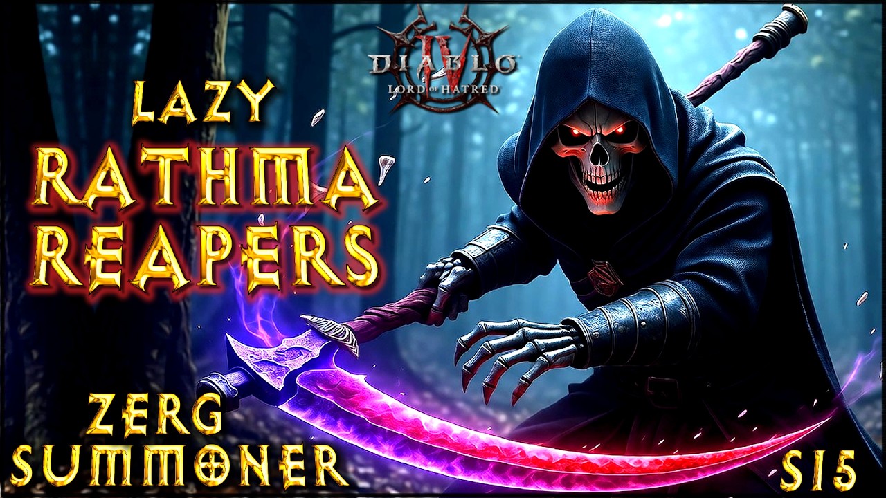 15 СЕЗОН: ЛЕНИВЫЙ НЕКРОМАНТ С ТЕНЕВЫМИ ЖНЕЦАМИ! Билд на призывателя Diablo 4 LoH