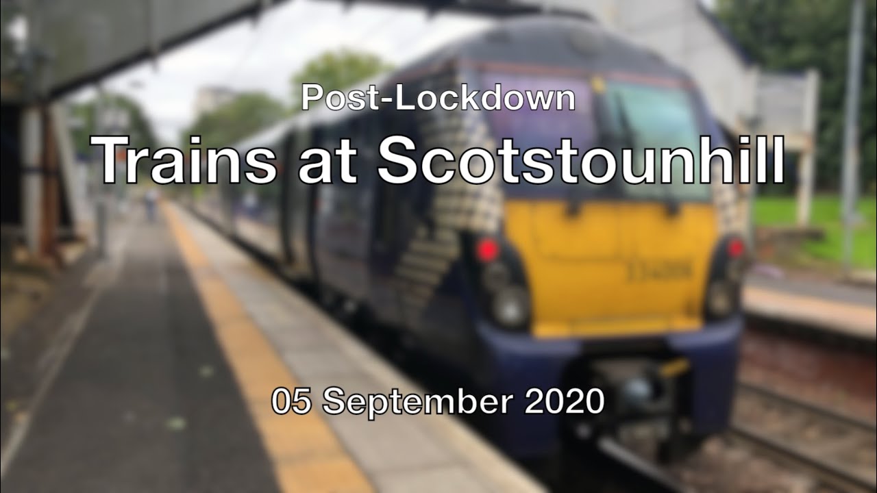 Trains at Scotstounhill, North Clyde/Argyle Line (05/09/2020)