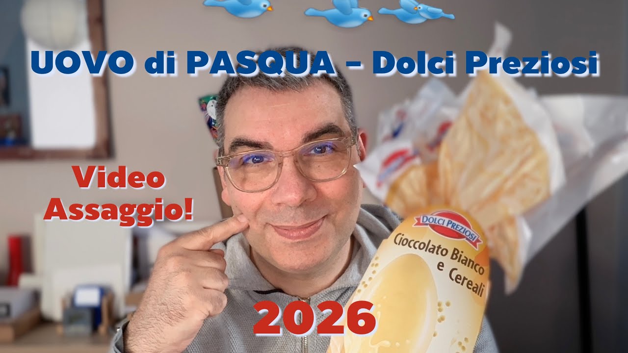 Uovo di Pasqua Cioccolato Bianco e Cereali - DOLCI PREZIOSI 🐣 Unboxing & Assaggio - 2026