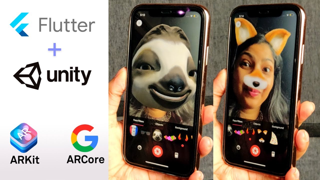 Flutter + Unity3D Augmented Reality