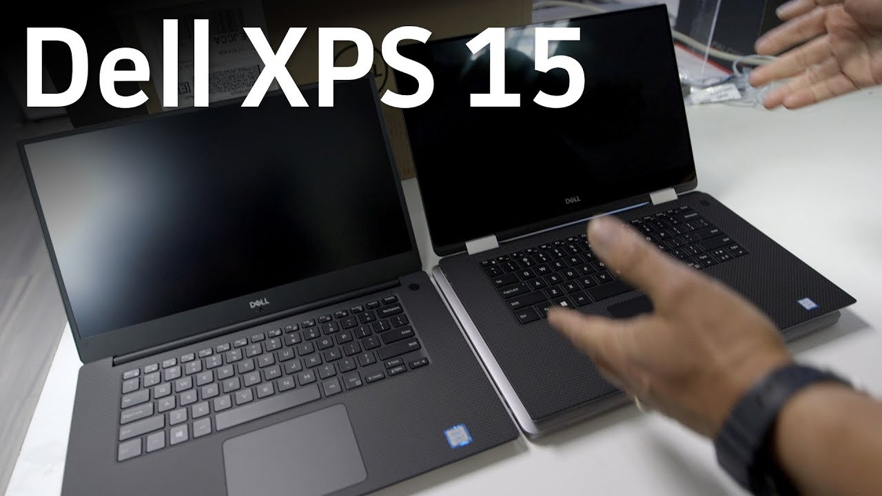 Dell XPS 15 unboxing and comparison to MacBook Pro 15 and XPS 15 2-in-1