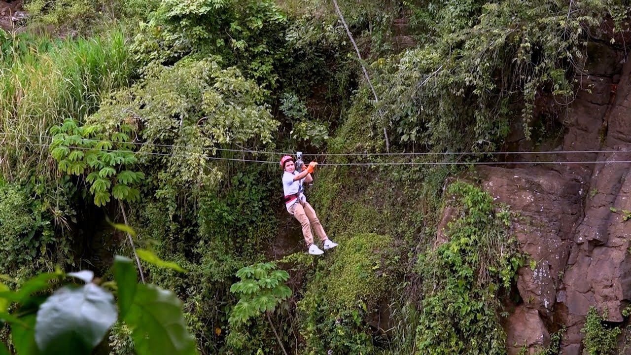Cascada La Luna, un para&iacute;so natural para practicar canopy, r&aacute;pel y senderimos