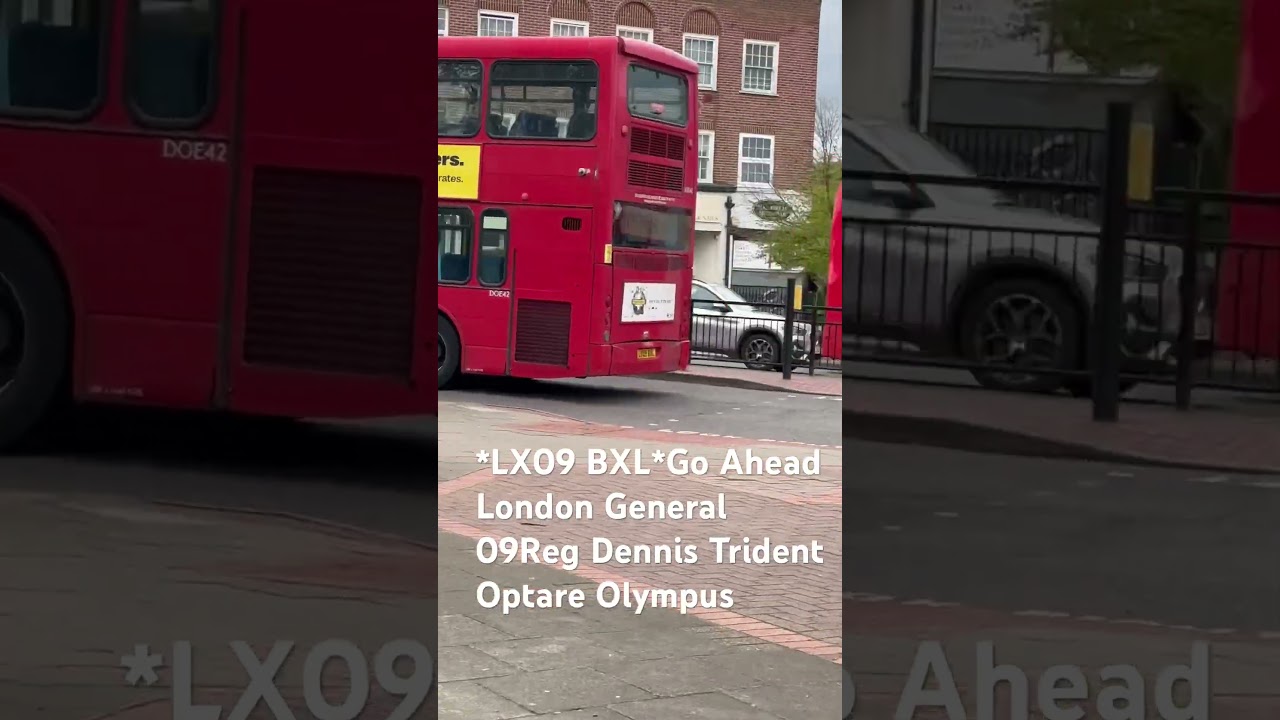 *LX09 BXL*Go Ahead London General 09Reg Dennis Trident Optare Olympus #busspotting #tfl
