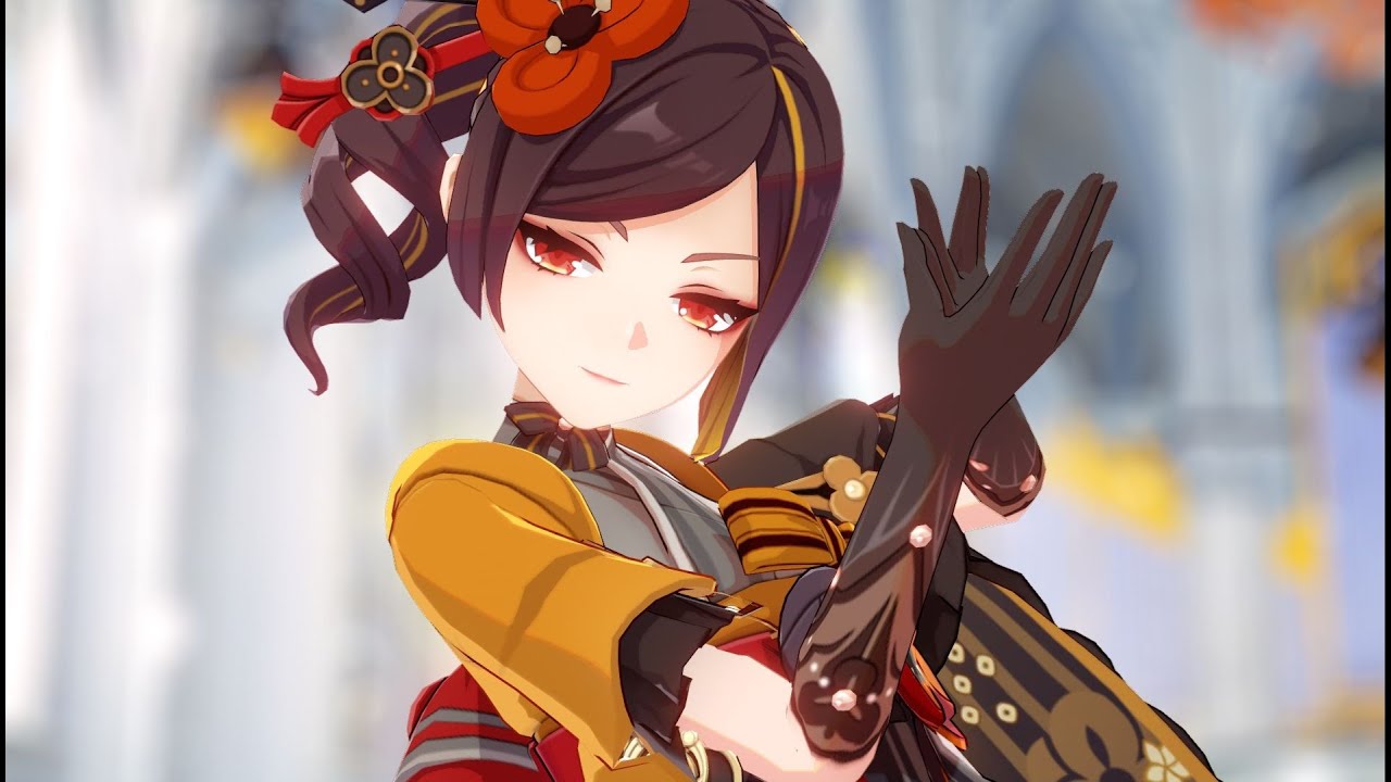 【Genshin Impact MMD／4K／60FPS】Chiori【ザムザ】
