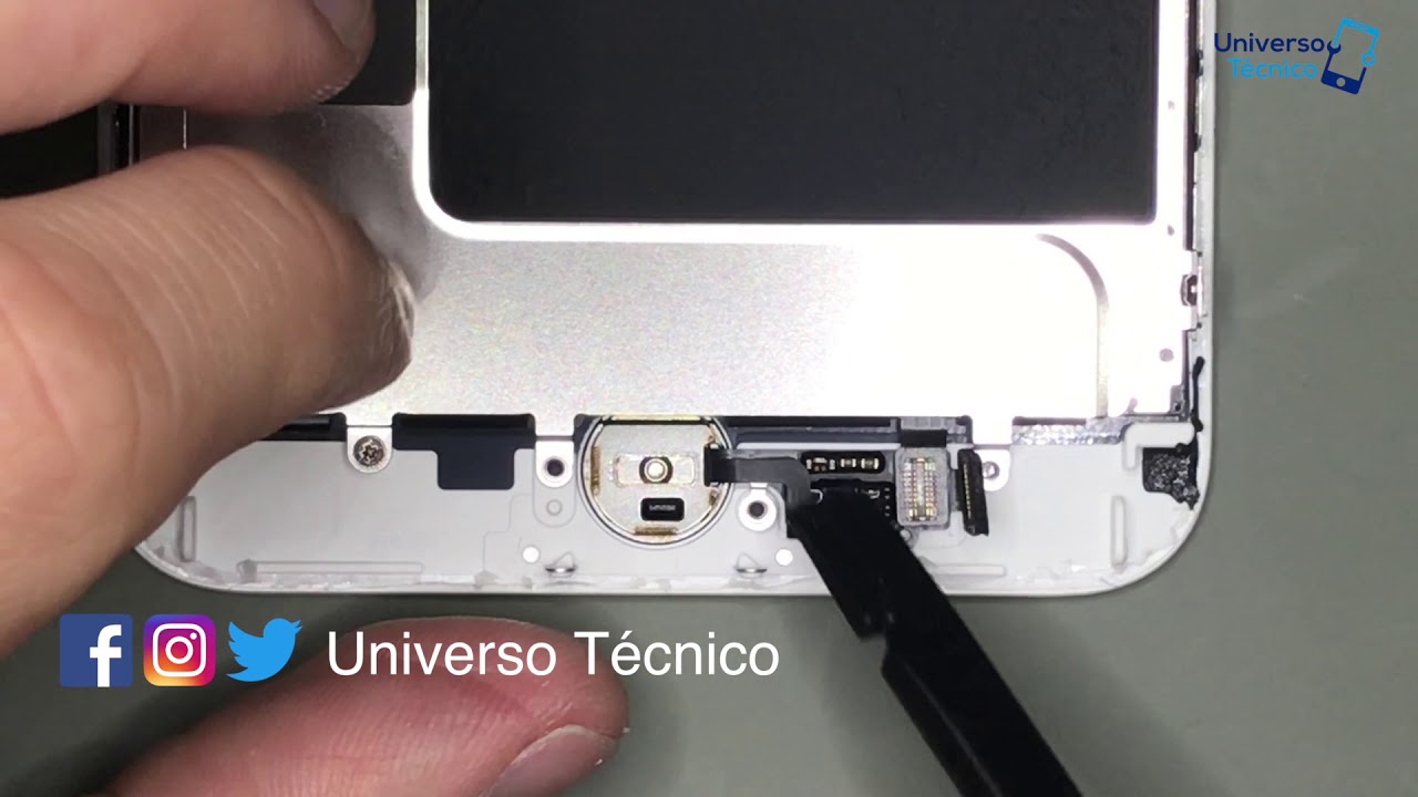 Como consertar / trocar botão flat home Touch ID iPhone 8 Plus