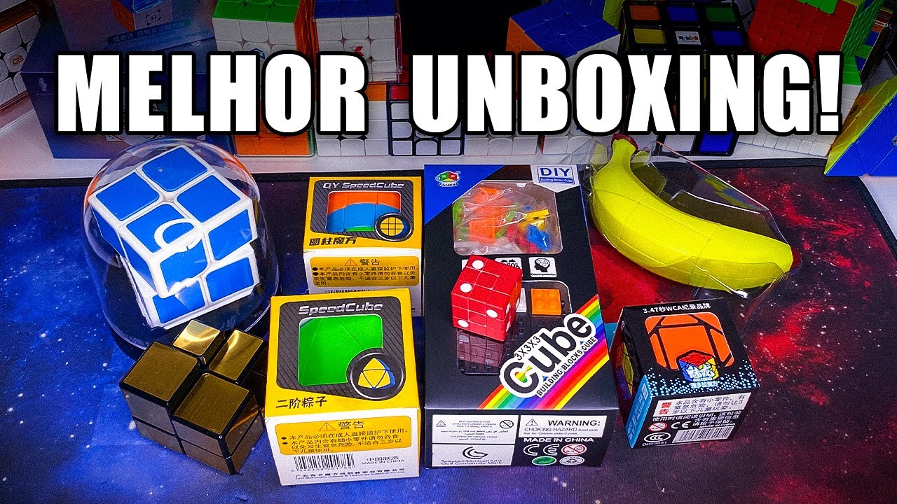 UNBOXING CUBER BRASIL - PUZZLES DIFERENTES MUITO LEGAIS!