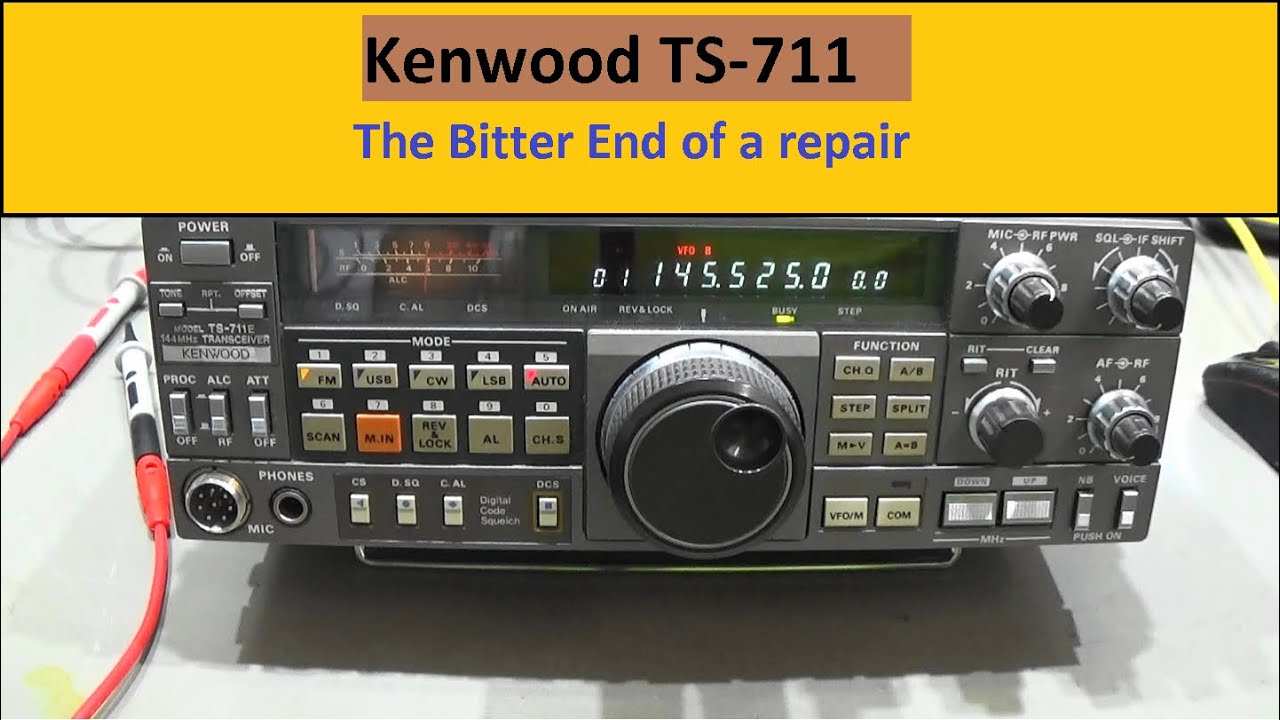 #255 Kenwood TS-711 VHF multi mode radio repair