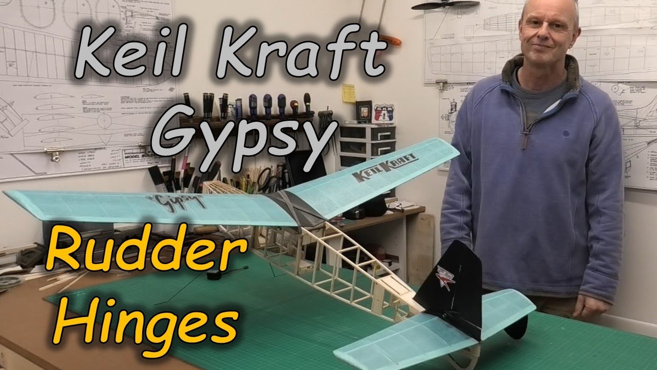 Keil Kraft Gypsy Build Series - Pt 13: Hinges & Tail Assembly - 1949 Design by Bill Dean