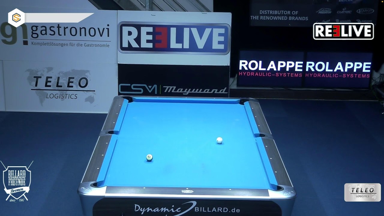 SEMI Finale ALWAN vs NILS 9-Ball race to 4 Billardfreunde bremen Dienstagsturnier