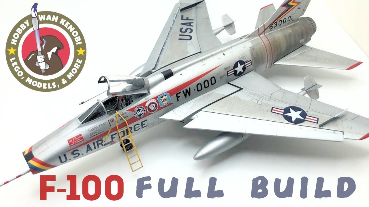 FULL BUILD VIDEO F-100D Super Sabre - Trumpeter 1/48 - 4K