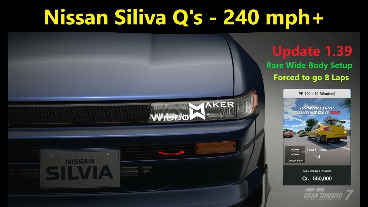 GT7 Silvia Q S13 Engine swap Custom Race Le Mans 700pp The Grind Gold How to Tutorial Update 1 39
