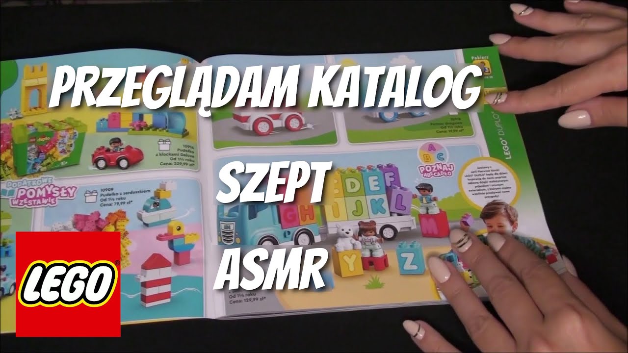 ASMR po polsku * Przeglądam katalog Lego * Szept