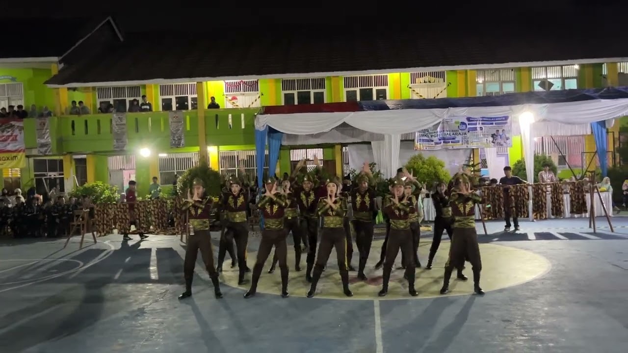 Paskibra SMKN 3 Kota Bekasi BLACKBONE (WASTRA) di LKBB Jawara SMKS 1 PGRI Balaraja