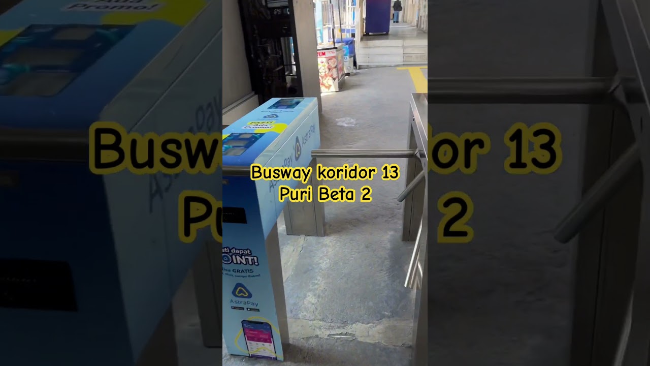 Parkir dan busway koridor 13 Puri Beta 2 #ayonaiktransjakarta #transjakarta #parkiran